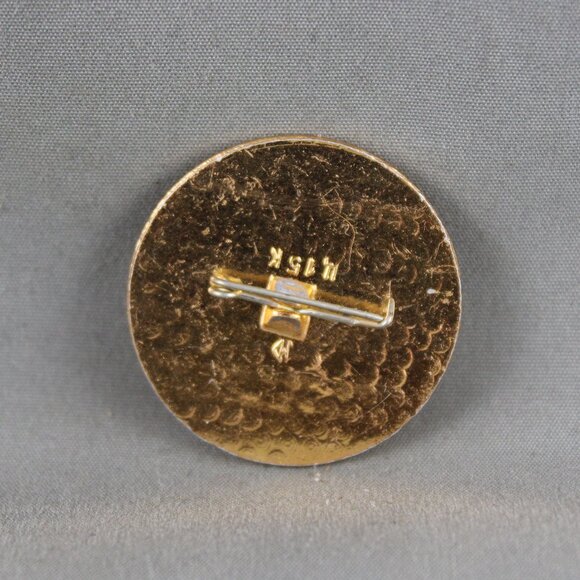 Vintage Hockey Pin - 1971 World Championships Gold Medal Design - Stamped Pin - Picture 2 of 3